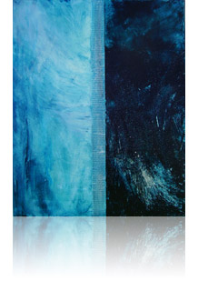 Bleu de Prusse n° 3 :: oct 2007 :: 81 x 65 :: techniques mixtes: acrylique, encre